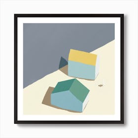 Houses On The Block Art Print