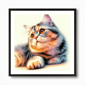 Feline Creative Cat Illustration 81 1 Art Print