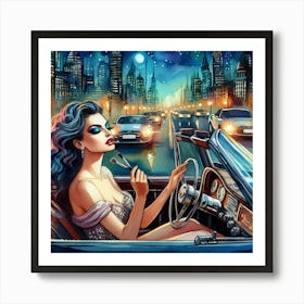 Night In The City 3 Art Print