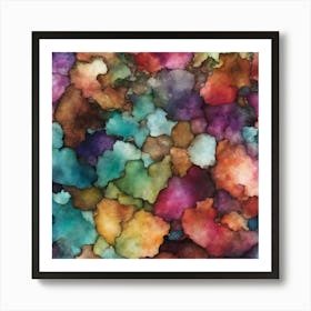 Abstract Watercolor Painting Art Print