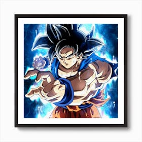 Dragon Ball Z Wallpaper Art Print