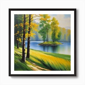 Landscape Painting 223 Art Print