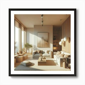 Modern Living Room 57 Art Print