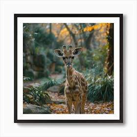 Giraffe 101 Art Print