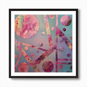 Cosmic Abstract Painting Art Print