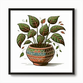 Potted Plant 4 Art Print