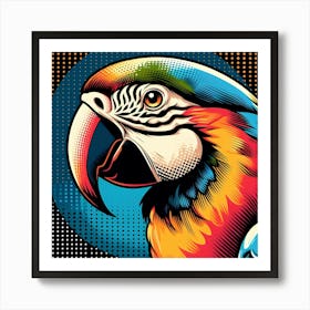 Pop Parrot 3 Art Print