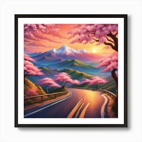 Sakura Blossoms 2 Art Print