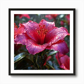 Rainy Day Lily Art Print