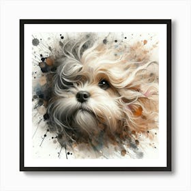 Dog'S Head Art Print