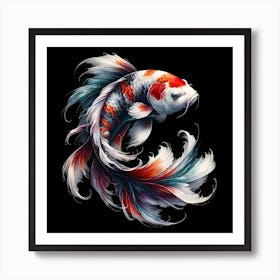 Koi Fish Art Print