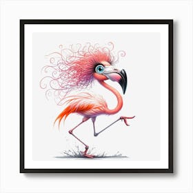 Flamingo 3 Art Print