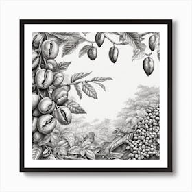 Coffee Beans 204 Art Print