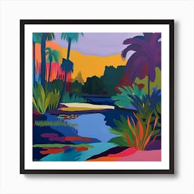 Colourful Gardens Naples Botanical Garden Usa 3 Art Print