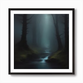 Dark Forest 3 Art Print