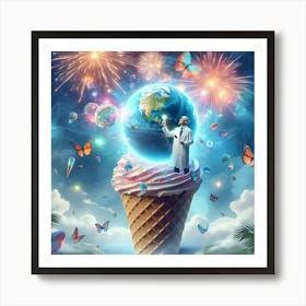 Ice Cream Cone 2 Art Print