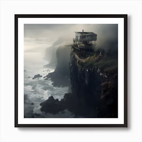 House On The Cliff 2 Art Print