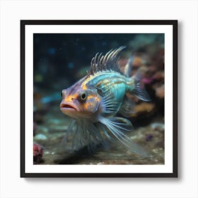 Colorful Ocean Fish 1 Art Print