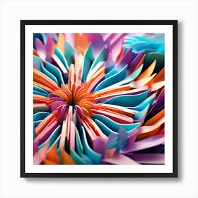 Paper Flower 1 Art Print