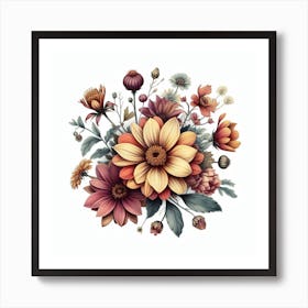 Floral Bouquet 5 Art Print