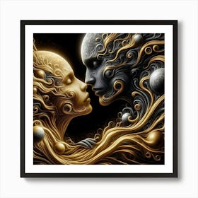 Egyptian Love Art Print