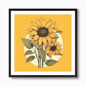 Sunflowers 10 Art Print