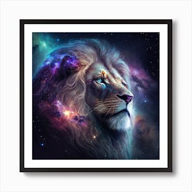 Cosmic Lion Art Print