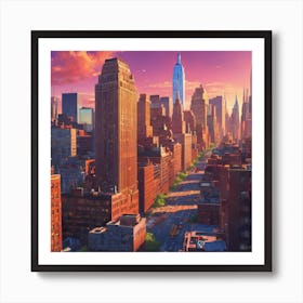 Cityscape Art Print