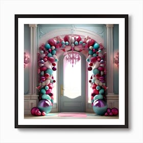 Balloon Arch Art Print