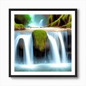 Waterfall 17 Art Print