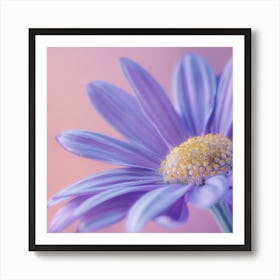 Pastel colour Chamomile Flower Art Print