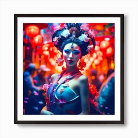 Geisha Girl. 1 Art Print