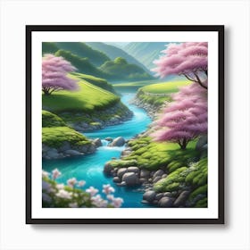 Sakura Blossoms 3 Art Print