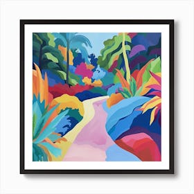 Colourful Gardens San Diego Botanic Garden Usa 3 Art Print