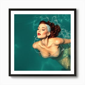 Pin Up Girl Art Print