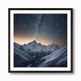 Night Sky With Stars Art Print