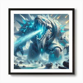 Glacial Roar Art Print