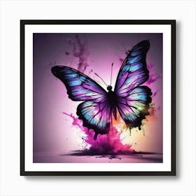 Butterfly Painting 233 Art Print