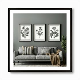 Botanical Set Art Print