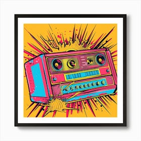 Retro Pop Art Fun Vintage Art Print