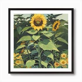 Sunflower 🌻 🌻 🌻  Art Print