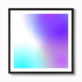 Abstract Purple And Blue Background Art Print