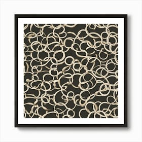 Abstract Circles Art Print