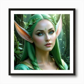 Elven Beauty 5 Art Print