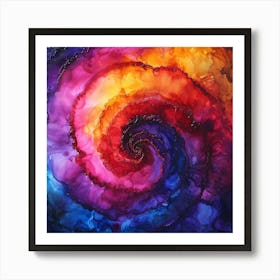 Spiral Painting Art Print