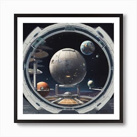 Star Wars Space Station 3 Art Print