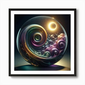 Yin And Yang Art Print