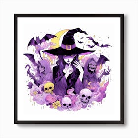 Witches Art Print