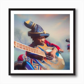 OCA DNA TY -  The Guitarist Art Print