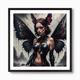 Dark Fairy Art Print